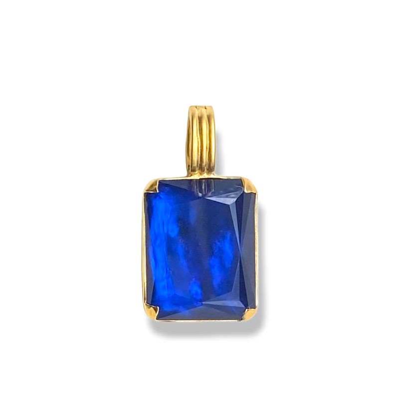 Sapphire Doublet Necklace