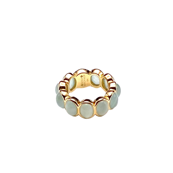 Chalcedony Band Ring