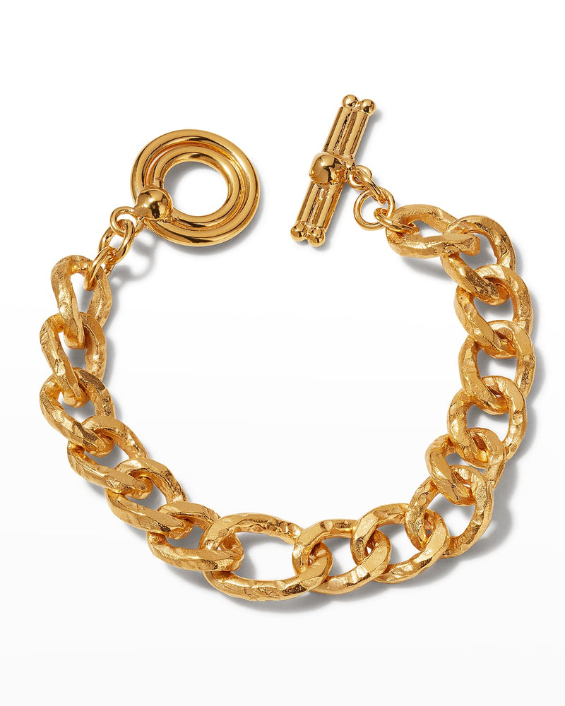 Gold Chain Toggle Bracelet