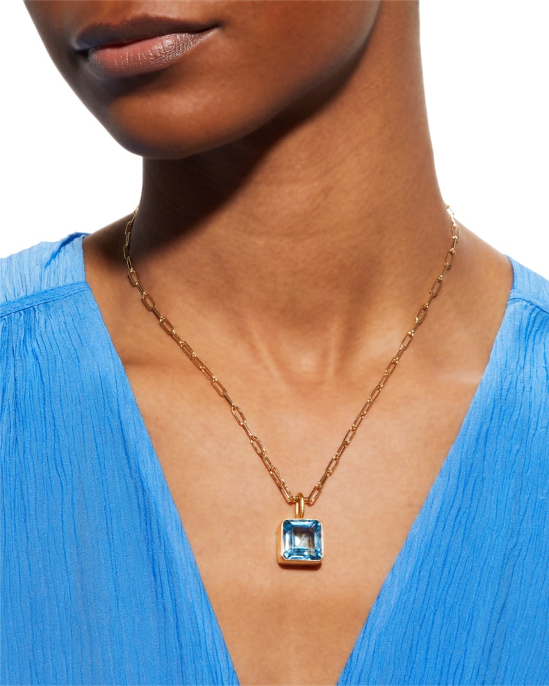 Mini Charm Necklaces, 5 gemstone options